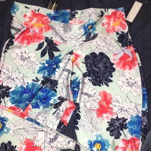 Ladies flowered leggings